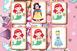 迪士尼公主记忆卡