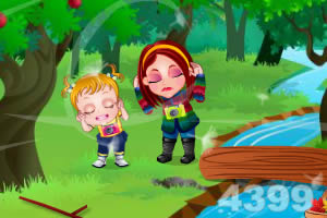 可爱宝贝探索大自然