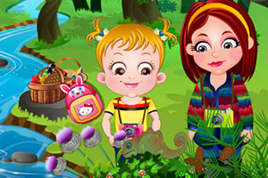 可爱宝贝探索大自然