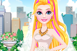 超级芭比婚礼妆容