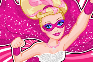 芭比超人化新妆