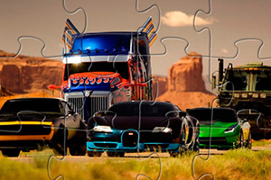 变形金刚汽车拼图