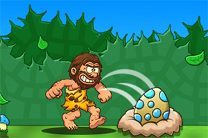 原始人保护恐龙蛋