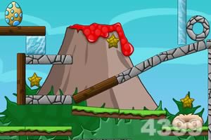 原始人保护恐龙蛋