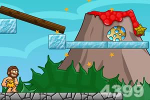 原始人保护恐龙蛋