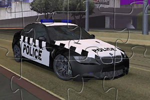宝马警车拼图