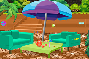 受伤的女孩逃脱