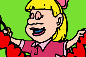 克洛伊与红心上色