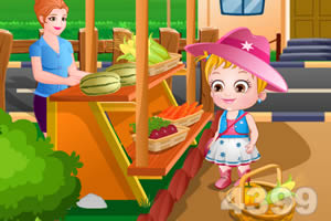 可爱宝贝过丰收节