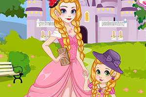 长发公主和女儿