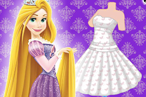 长发公主做裙子