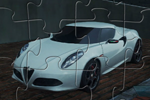 阿尔法4C跑车拼图