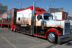 超级大货车拼图