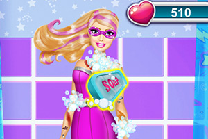 凌乱的芭比超人