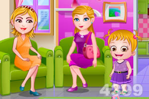 可爱宝贝参加生日派对