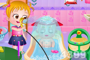 可爱宝贝参加生日派对