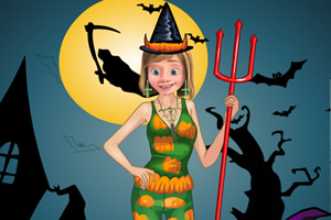 莱利万圣节装扮