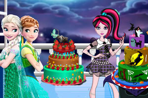 冰雪姐妹和怪物高