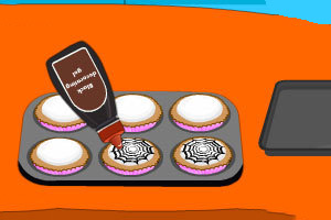 万圣节蜘蛛蛋糕