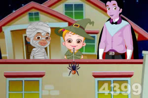 可爱宝贝万圣节之夜