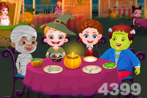 可爱宝贝万圣节之夜