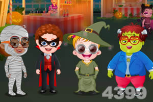 可爱宝贝万圣节之夜