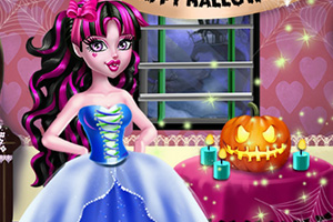 漂亮的万圣节房间