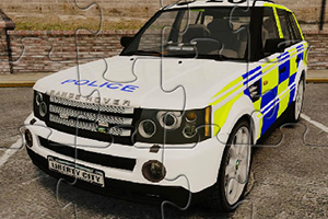 路虎警车拼图