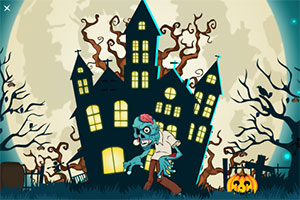 男孩万圣节逃脱