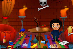 万圣节打扫房间