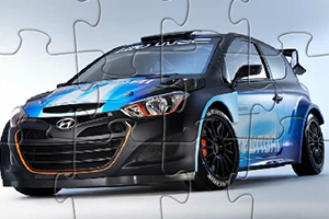 现代汽车益智拼图