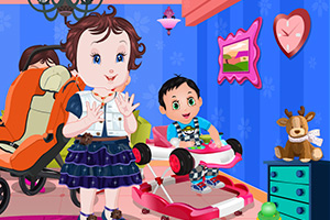 丽丝宝贝照顾弟弟