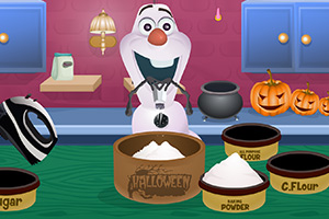 雪宝的万圣节蛋糕