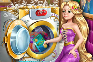 长发公主洗衣日