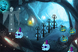 万圣节惊悚森林逃脱