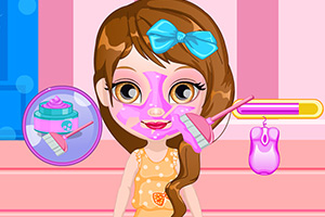 芭比宝贝睡觉前准备