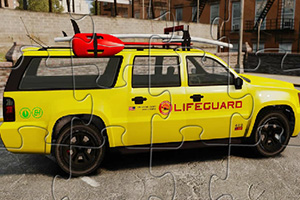 救生员卡车拼图