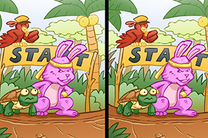 龟兔赛跑找不同