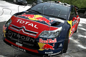 雪铁龙C4竞速赛车拼图