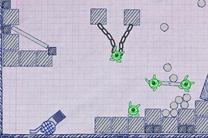 纸上大炮炸小怪3