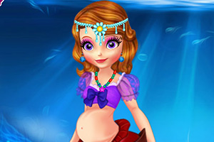 美人鱼索菲亚的装扮