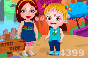 可爱宝贝在恐龙公园