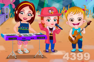 可爱宝贝在恐龙公园