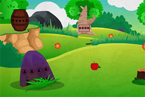 小鹿逃出绿色森林