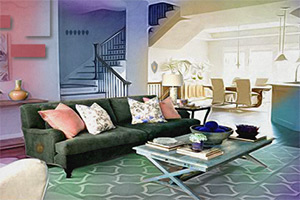 漂亮的复式楼逃脱