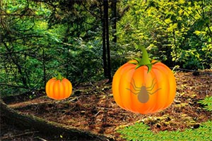 白色火鸡逃出绿色森林