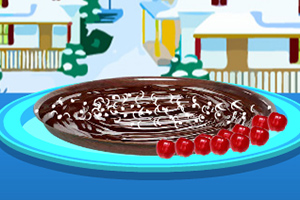 香浓巧克力樱桃蛋糕