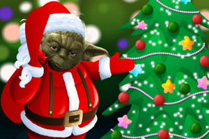 尤达圣诞树装扮