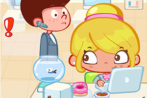 在办公室偷懒14