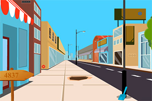 可怜的小狗逃脱